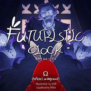 futuristic clock jacket